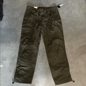 Men's Olive Cargo Joggers